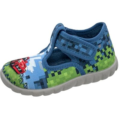 Fischer Markenschuh Fischer Tofflor för barn, storlek:23 EU, Färg:Blå Fischer Markenschuh Fischer Tofflor för barn, storlek:23 EU, Färg:Blå