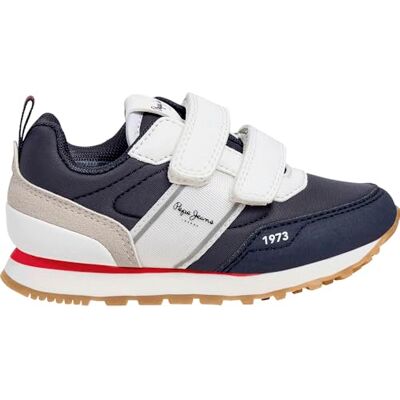 Pepe Jeans Dublin Sport BK Sneak, Blå (marinblå), 13 UK Pepe Jeans Dublin Sport BK Sneak, Blå (marinblå), 13 UK