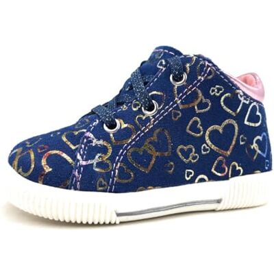 Richter Kinderschuhe Pojkar flickor Vali sneakers, mystic/Candy, 21 EU Richter Kinderschuhe Pojkar flickor Vali sneakers, mystic/Candy, 21 EU