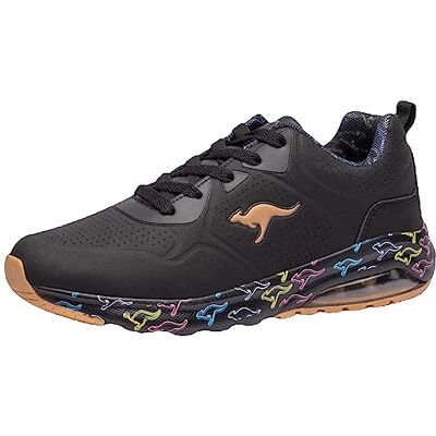KangaROOS Unisex K-air Ora Multi sneakers, Svart multi, 41 EU KangaROOS Unisex K-air Ora Multi sneakers, Svart multi, 41 EU