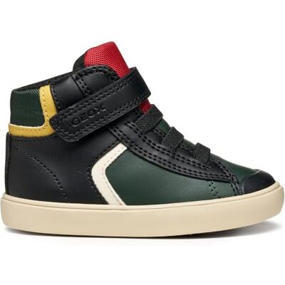 Geox Baby pojkar B GISLI Boy sneakers, svart/DK grön, 20 EU, Svart Dk Green, 20 EU Geox Baby pojkar B GISLI Boy sneakers, svart/DK grön, 20 EU, Svart Dk Green, 20 EU