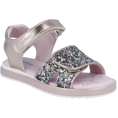 Richter barnskor, flicksandaler Romea, Salmon/guld, 28, Salmon guld, 28 EU Richter barnskor, flicksandaler Romea, Salmon/guld, 28, Salmon guld, 28 EU