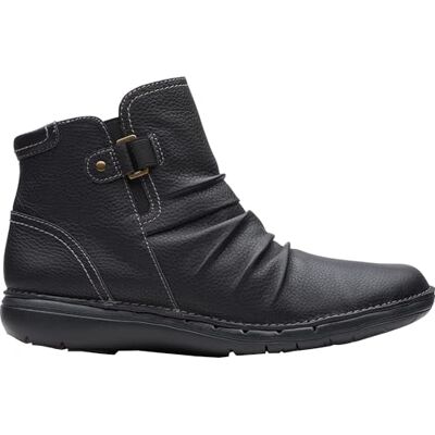 Clarks Dam Un Loop Top Chelsea Boot, Black Leather, 36 EU Clarks Dam Un Loop Top Chelsea Boot, Black Leather, 36 EU
