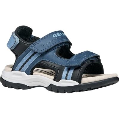 Geox Pojkens J Borealis Sandal, Denimsvart, 34 EU Geox Pojkens J Borealis Sandal, Denimsvart, 34 EU