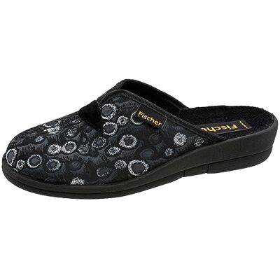 Fischer Markenschuh Fischer Tofflor för kvinnor 203620, storlek:39, Färg:grå Fischer Markenschuh Fischer Tofflor för kvinnor 203620, storlek:39, Färg:grå