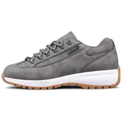 Lugz herr Express Classic låg-topp mode sneaker, Träkol/vit/tuggummi, 44.5 EU Lugz herr Express Classic låg-topp mode sneaker, Träkol/vit/tuggummi, 44.5 EU