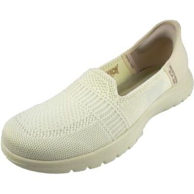 Skechers Dam On-The-go Flex Camellia Hands Free Slip-ins tofflor, Krämvit, 36 EU Skechers Dam On-The-go Flex Camellia Hands Free Slip-ins tofflor, Krämvit, 36 EU