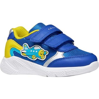 Geox Baby pojkar B SPRINTYE Boy A sneakers, ROYAL/Gul, 24 EU Geox Baby pojkar B SPRINTYE Boy A sneakers, ROYAL/Gul, 24 EU