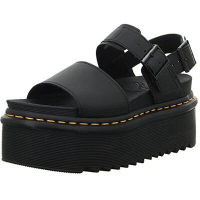 Dr. Martens Dam singelrem sandaler stövlar, svart, 40 EU Dr. Martens Dam singelrem sandaler stövlar, svart, 40 EU
