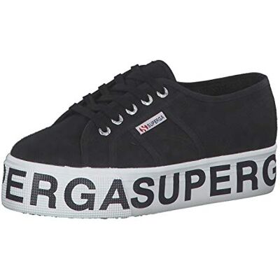 Superga 2790 COTW Outsole bokstäver sneakers dam Superga 2790 COTW Outsole bokstäver sneakers dam