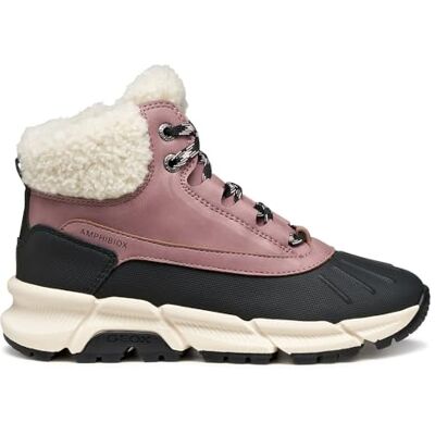 Geox J FLEXYPER Plus Girl ankelbåt, DK rosa/svart, 36 EU, Dk Rose Black, 36 EU Geox J FLEXYPER Plus Girl ankelbåt, DK rosa/svart, 36 EU, Dk Rose Black, 36 EU