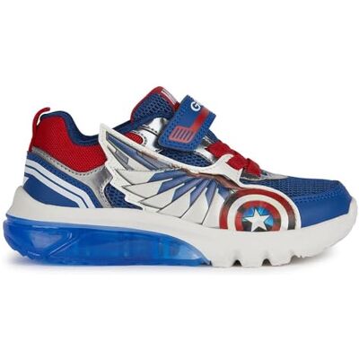 Geox Pojkar J Ciberdron Boy B sneakers, Blå röd, 38 EU Geox Pojkar J Ciberdron Boy B sneakers, Blå röd, 38 EU