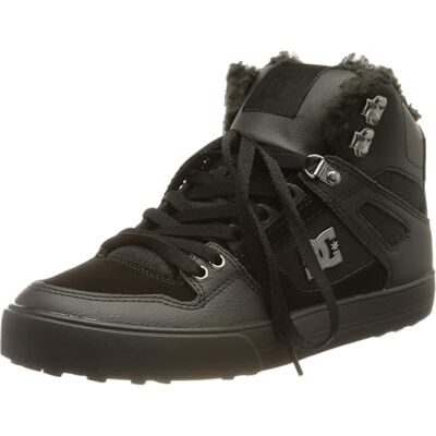 DC Shoes DC skor herr ren hög topp WC vinter skateboard skor, svart, 43 EU DC Shoes DC skor herr ren hög topp WC vinter skateboard skor, svart, 43 EU