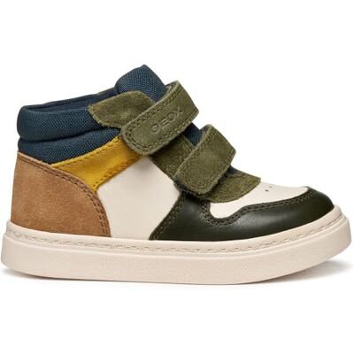 Geox Baby pojkar B NASHIK pojksneakers, LT elfenben/DK grön, 20 EU, Lt elfenben Dk Green, 20 EU Geox Baby pojkar B NASHIK pojksneakers, LT elfenben/DK grön, 20 EU, Lt elfenben Dk Green, 20 EU