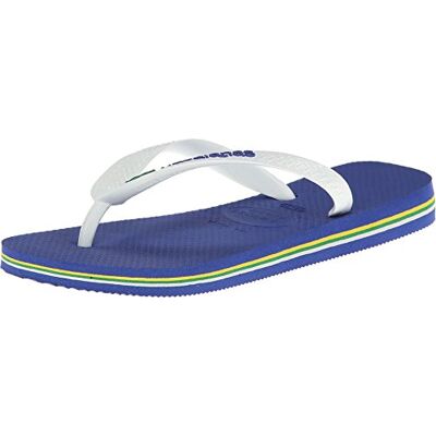 Havaianas Brasilien-logotyp unisex vuxna FlipFlop Avslappnade sandaler Havaianas Brasilien-logotyp unisex vuxna FlipFlop Avslappnade sandaler