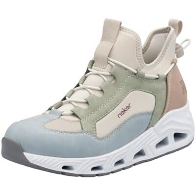 Rieker dam lågtopp sneakers N5254, dam halvskor, lös insats, Flerfärgad 90, 36 EU Rieker dam lågtopp sneakers N5254, dam halvskor, lös insats, Flerfärgad 90, 36 EU