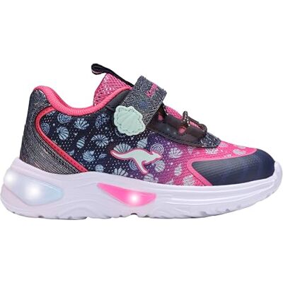 KangaROOS Pojkar flickor K-SLG Kauai EV sneakers, dk marin/neonrosa, 34 EU, Dk Navy Neon Pink, 34 EU KangaROOS Pojkar flickor K-SLG Kauai EV sneakers, dk marin/neonrosa, 34 EU, Dk Navy Neon Pink, 34 EU