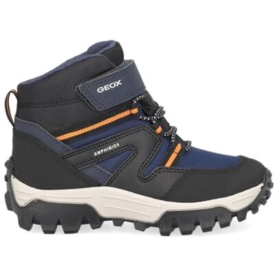 Geox J Himalaya Boy B ABX ankelbåt, marinblå/orange, 29 EU, Marinblå orange, 29 EU Geox J Himalaya Boy B ABX ankelbåt, marinblå/orange, 29 EU, Marinblå orange, 29 EU