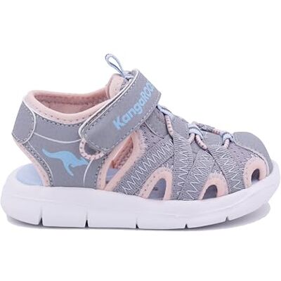KangaROOS Mädchen K-Lil Ev Sandale, Ultimate grå frost rosa, 29 EU KangaROOS Mädchen K-Lil Ev Sandale, Ultimate grå frost rosa, 29 EU