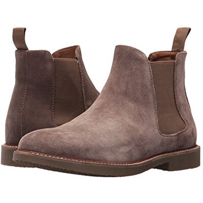 Steve Madden Highline Chelsea herrstövlar, brunrau taupe mocka, 40 EU Steve Madden Highline Chelsea herrstövlar, brunrau taupe mocka, 40 EU