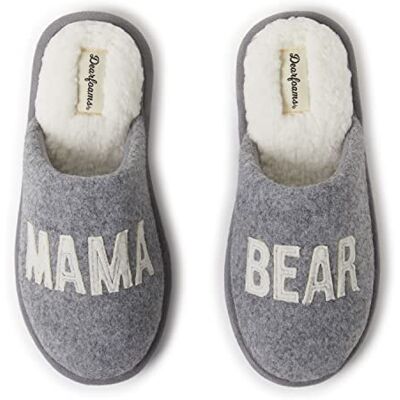 Dearfoams Mama Bear-damtofflor, 11-12 Dearfoams Mama Bear-damtofflor, 11-12