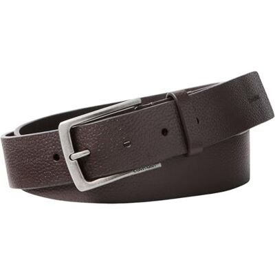 Calvin mäns casual stiftspänne sten 35 mm LV04D7095G bälten, BRUN (CK mörkbrun/antik silver), 95 Calvin mäns casual stiftspänne sten 35 mm LV04D7095G bälten, BRUN (CK mörkbrun/antik silver), 95