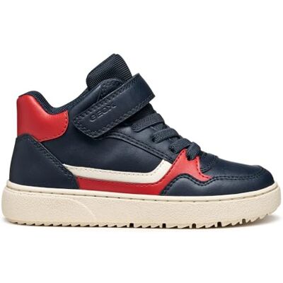 Geox Pojkar J Theleven Boy sneakers, Marinblå röd, 34 EU Geox Pojkar J Theleven Boy sneakers, Marinblå röd, 34 EU