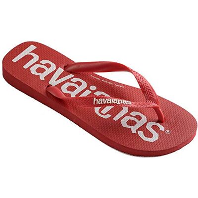 Havaianas unisex barn topp logomania (Mini Me) flip-flop, rubinröd, UK barn 8/9, Rubinröd, 8/9 UK Child Havaianas unisex barn topp logomania (Mini Me) flip-flop, rubinröd, UK barn 8/9, Rubinröd, 8/9 UK Child