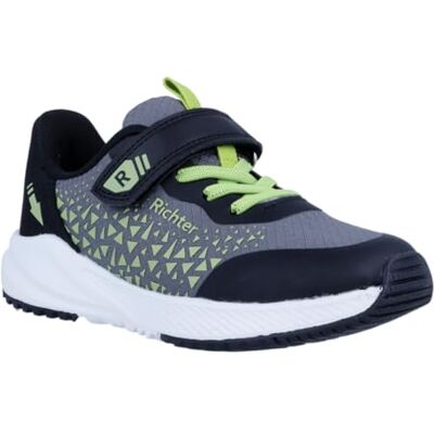 Richter Barnskor, Buddy sneakers, svart/ash/kiwi, 36 EU Richter Barnskor, Buddy sneakers, svart/ash/kiwi, 36 EU