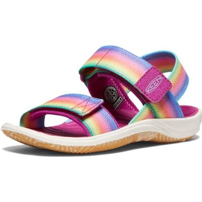 KEEN Elle Backstrap, Sandaler med Ankelrem Unisex barn, Rainbow Festival Fuchsia, 24 EU KEEN Elle Backstrap, Sandaler med Ankelrem Unisex barn, Rainbow Festival Fuchsia, 24 EU