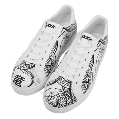 DOGO Herr Vegansk läder sneakers, Drakens kraft, 41 EU DOGO Herr Vegansk läder sneakers, Drakens kraft, 41 EU