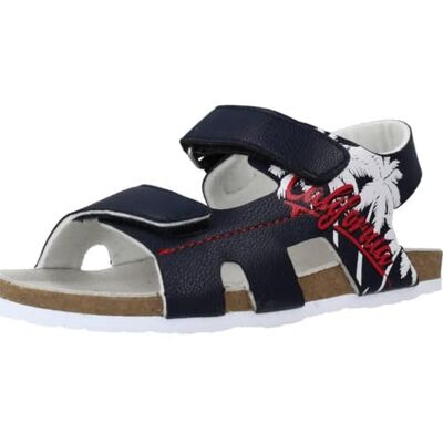 Chicco , Fiume sandal, Justerbara dubbla kardborreband sandaler unisex – barn, Blå, 25 Chicco , Fiume sandal, Justerbara dubbla kardborreband sandaler unisex – barn, Blå, 25