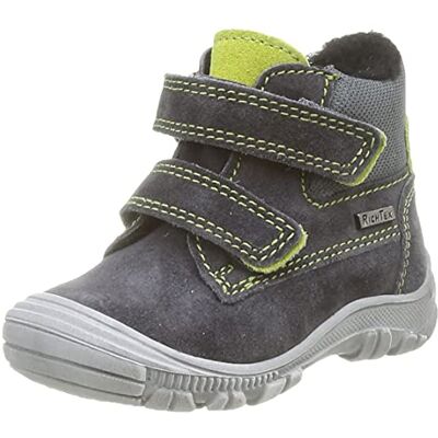 Richter Kinderschuhe Pojkar Charly snöstövlar, 6401vulcano Lime, 22 EU Richter Kinderschuhe Pojkar Charly snöstövlar, 6401vulcano Lime, 22 EU