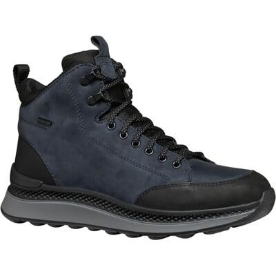 Geox Herr U Spherica Actif X2 Ankle Boot, Marinblå svart, 44 EU Geox Herr U Spherica Actif X2 Ankle Boot, Marinblå svart, 44 EU