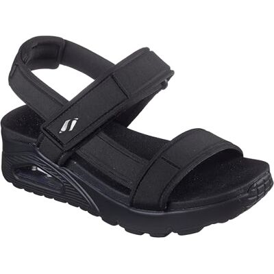 Skechers UNO sommar STAND2 sandal, svart, 7 UK, Svart, 40 EU Skechers UNO sommar STAND2 sandal, svart, 7 UK, Svart, 40 EU