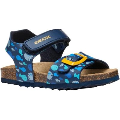 Geox B Chalki Boy-sandal, babysandaler för barn, Maringul, 21 EU Geox B Chalki Boy-sandal, babysandaler för barn, Maringul, 21 EU