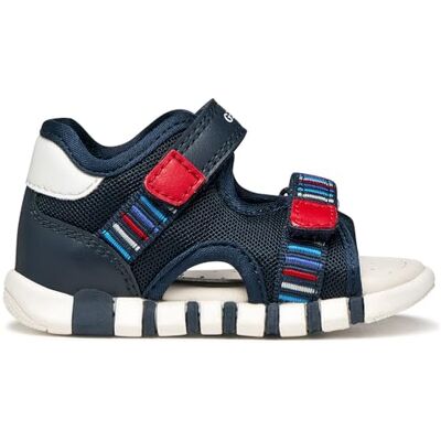 Geox Baby pojkar B IUPIDOO pojksandal, marinblå/röd, 22 EU Geox Baby pojkar B IUPIDOO pojksandal, marinblå/röd, 22 EU