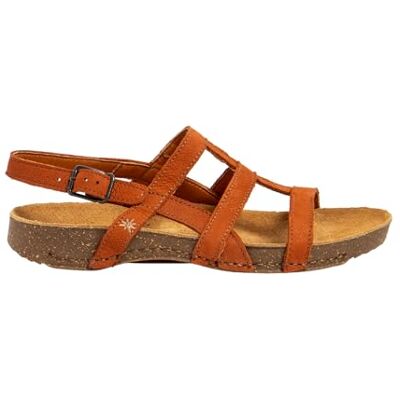 ART 1138 I Breathe, platta sandaler för kvinnor, Dark Orange, 42 EU ART 1138 I Breathe, platta sandaler för kvinnor, Dark Orange, 42 EU