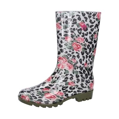 Lico Aquata Damgummistövlar, svart/vit/rosa, 41 EU, Svart vit rosa, 41 EU Lico Aquata Damgummistövlar, svart/vit/rosa, 41 EU, Svart vit rosa, 41 EU