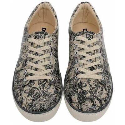 DOGO Herr Vegansk läder sneakers, Hundarnas liv, 41 EU DOGO Herr Vegansk läder sneakers, Hundarnas liv, 41 EU