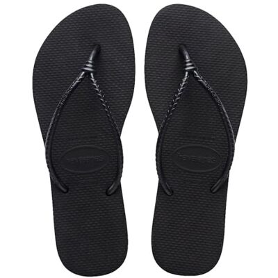 Havaianas kvinnors Slim Tube Flip-Flop, svart, 4,5/5 UK, Svart, 4.5/5 UK Havaianas kvinnors Slim Tube Flip-Flop, svart, 4,5/5 UK, Svart, 4.5/5 UK