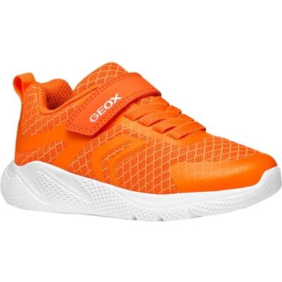 Geox Jungen J Sprintye Boy A Sneaker, Orange, 2 UK Geox Jungen J Sprintye Boy A Sneaker, Orange, 2 UK