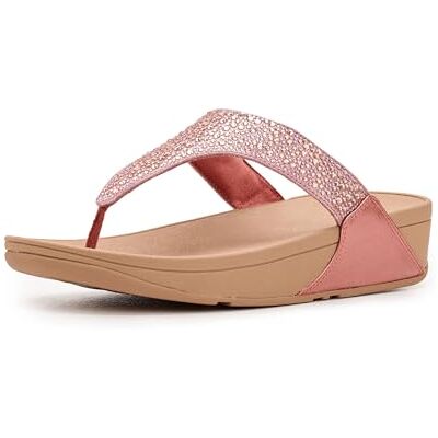 Fitflop kvinnors LULU kristallmix tå-post sandaler, metallisk rost ros, 7 UK, Metallisk rostros, 41 EU Fitflop kvinnors LULU kristallmix tå-post sandaler, metallisk rost ros, 7 UK, Metallisk rostros, 41 EU