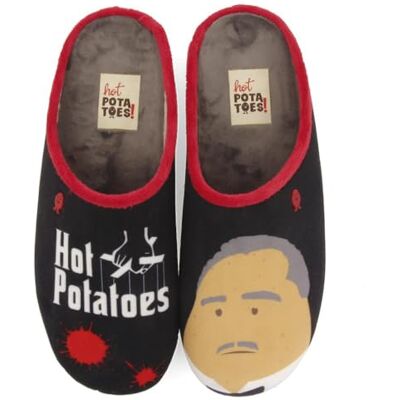 HOT POTATOES MALACKY, Slipper Män, Svart, 40 EU, svart, 40 EU HOT POTATOES MALACKY, Slipper Män, Svart, 40 EU, svart, 40 EU