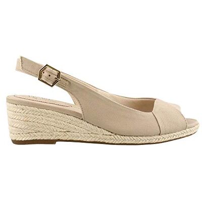 LifeStride Dam Socialite Espadrille kilsandaler 2 UK, Mullvadsbrunt, 42 EU LifeStride Dam Socialite Espadrille kilsandaler 2 UK, Mullvadsbrunt, 42 EU
