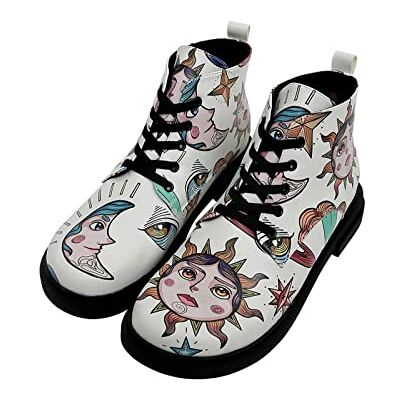 DOGO skor veganska damer Victoria Boots – Dreams for Dreamers, Vit, 40 EU DOGO skor veganska damer Victoria Boots – Dreams for Dreamers, Vit, 40 EU
