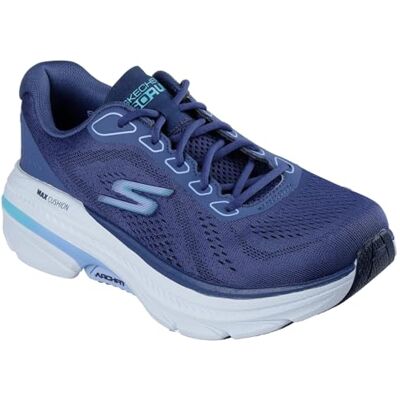 Skechers dam max dämpande båge passar 2.0 Cambridge handsfree slipins sneaker, Marinblå textil blå trim, 36 EU Skechers dam max dämpande båge passar 2.0 Cambridge handsfree slipins sneaker, Marinblå textil blå trim, 36 EU