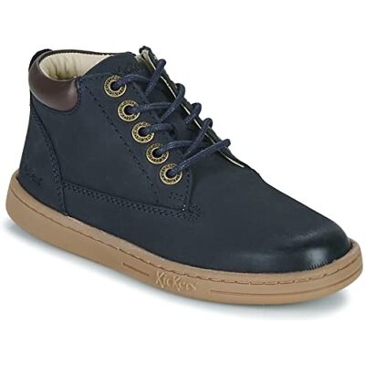 Kickers Tackland, Oxford platt för barn, Marin, 34 EU Kickers Tackland, Oxford platt för barn, Marin, 34 EU
