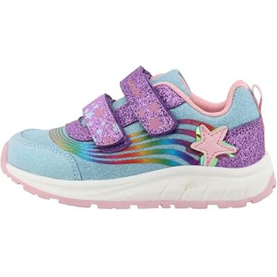 Lurchi Flickor 95l0083001 sneakers, Blå lila glitter, 31 EU bred Lurchi Flickor 95l0083001 sneakers, Blå lila glitter, 31 EU bred