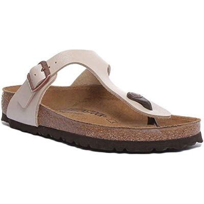 Birkenstock Gizeh 812 UK223, damsandaler, Graciös pärlvit, 35 EU Birkenstock Gizeh 812 UK223, damsandaler, Graciös pärlvit, 35 EU